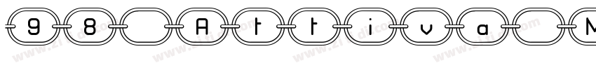 98 Attiva Medium字体转换